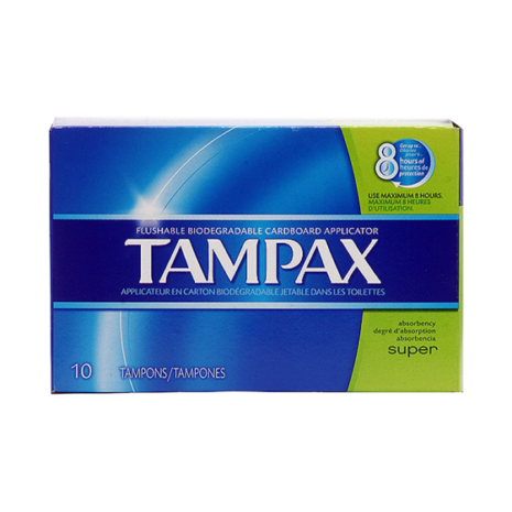 TAMPAX SUPER 10CT