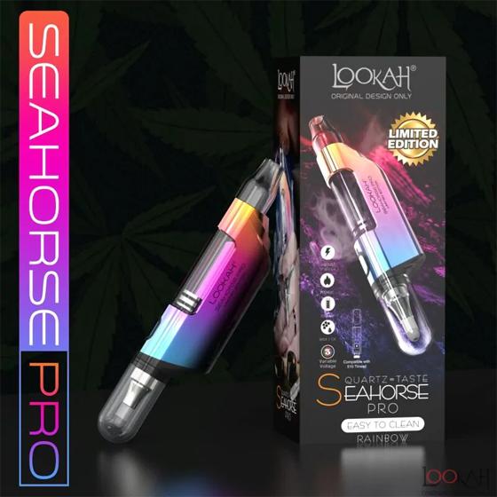 LOOKAH SEAHORSE PRO BUBBLER RAINBOW