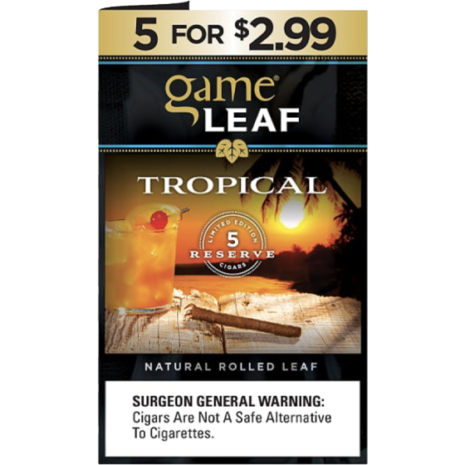 Game Leaf $2.99 Tropical