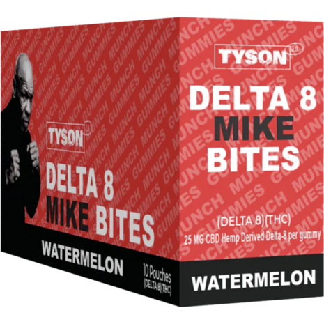 Tyson Mike Bites D8 10ct Watermelon