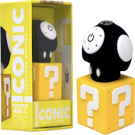 iConic Battery Mushroom Black