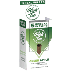HIGH TEA HERBAL WRAPS 25/5CT GREEN APPLE