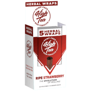HIGH TEA HERBAL WRAPS 25/5CT RIPE STRAWBERRY