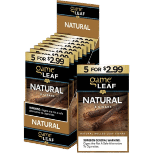 GAME LEAF 8CT 5/$2.99 NATURAL