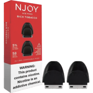 NJOY ACE POD 5% 5/2CT RICH TOBACCO