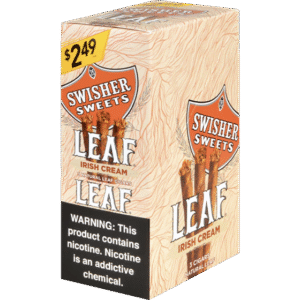 SWISHER LEAF $2.49 IRISH CREAM