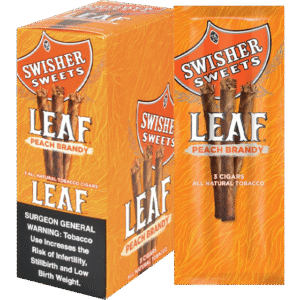 SWISHER LEAF PEACH BRANDY