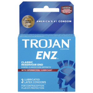 TROJAN 6CT ENZ SPERMICIDAL
