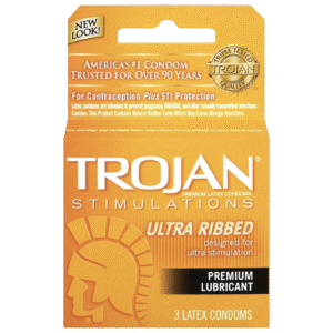 TROJAN 6CT ULTRA RIBBED
