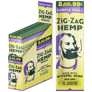 ZIG ZAG 25CT 2/$.99 PURP CHILL