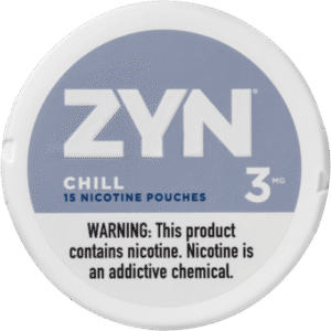 ZYN NICOTINE PCH 3MG 5CT CHILL