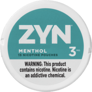 ZYN NICOTINE PCH 3MG 5CT MENTHOL