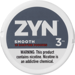 ZYN NICOTINE PCH 3MG 5CT SMOOTH