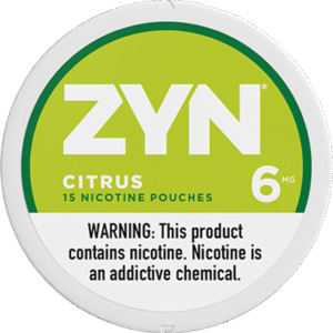 ZYN NICOTINE PCH 6MG 5CT CITRUS