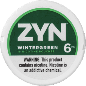 ZYN NICOTINE PCH 6MG 5CT WINTERGREEN