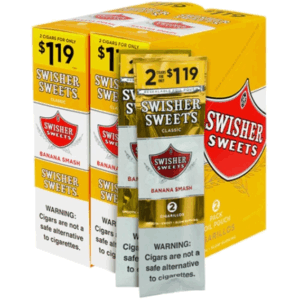 SWISHER 30CT 2/$1.19 BANANA SMASH