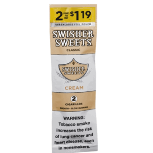 SWISHER 30CT 2/$1.19 CREAM