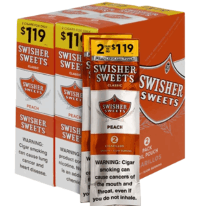SWISHER 30CT 2/$1.19 PEACH