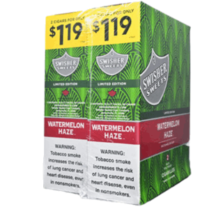 SWISHER 30CT 2/$1.19 WATERMELON HAZE