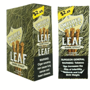SWISHER LEAF $2.49 DARK STOUT