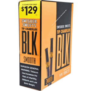 SWISHER BLK 30CT 2/$1.29 SMOOTH