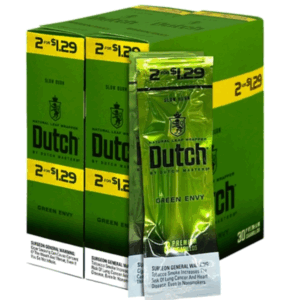 DUTCH MASTERS 2/$1.29  GREEN ENVY