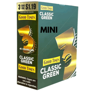 GOOD TIMES MINI 15CT 3/$1.19 CLASSIC GREEN