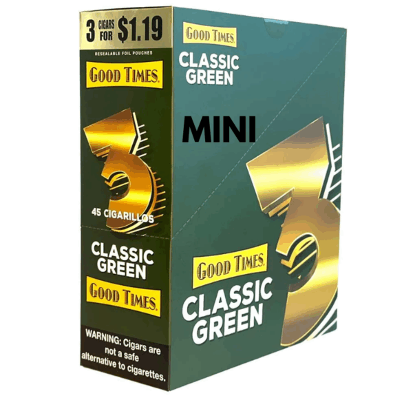 GOOD TIMES MINI 15CT 3/$1.19 CLASSIC GREEN