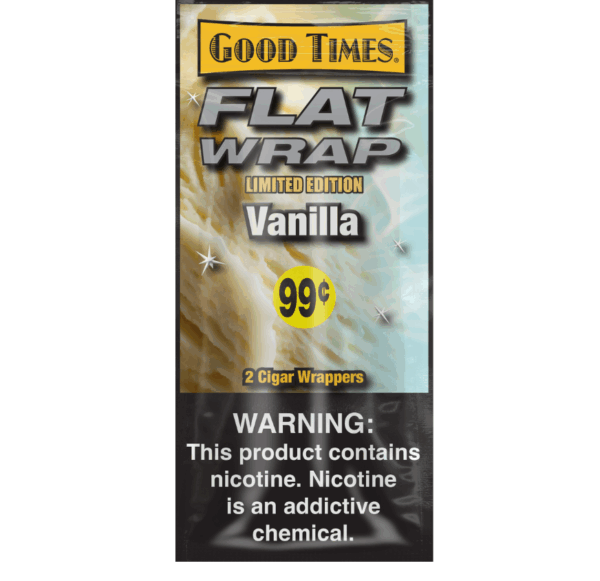 GOOD TIMES 25CT FLAT WRAP VANILLA