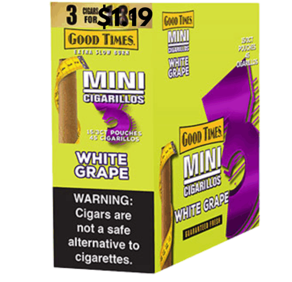 GOOD TIMES MINI 15CT 3/$1.19 WHITE GRAPE