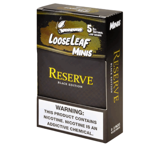 LOOSE LEAF MINI 8CT RESERVE (BLACK EDITION)