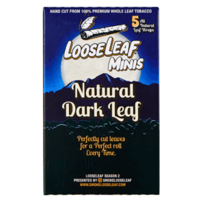 LOOSE LEAF MINI 8CT NATURAL DARK LEAF