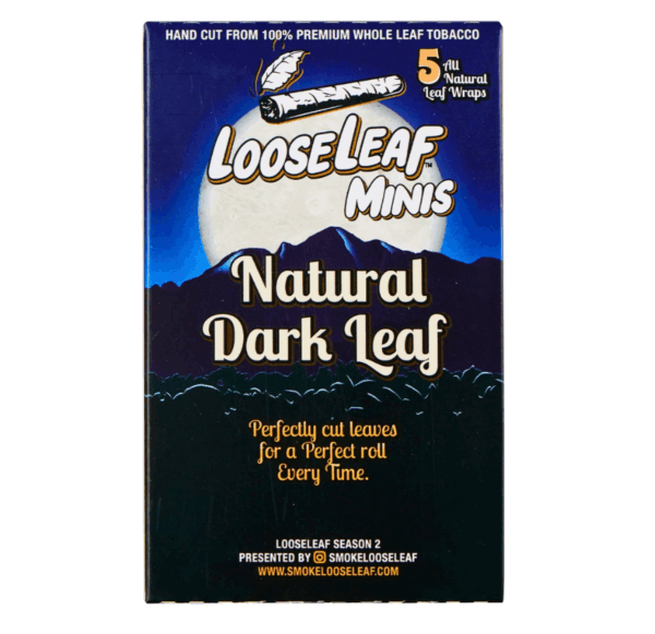 LOOSE LEAF MINI 8CT NATURAL DARK LEAF