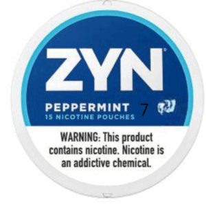 ZYN NICOTINE POUCH 7MG 5CT PEPPER MINT