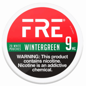 FRE NICOTINE POUCH 9MG 5CT WINTERGREEN