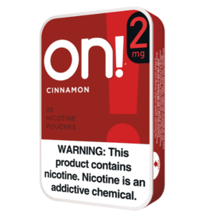 ON! NICOTINE 2MG 5CT POUCH CINNAMON