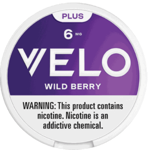 VELO PLUS NICOTINE POUCH 6MG 5CT WILD BERRY