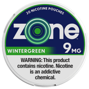 ZONE NICOTINE POUCH 9MG 5CT WINTERGREEN