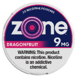 ZONE NICOTINE POUCH 9MG 5CT DRAGONFRUIT