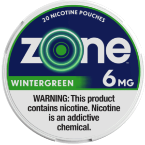 ZONE NICOTINE POUCH 6MG 5CT WINTERGREEN