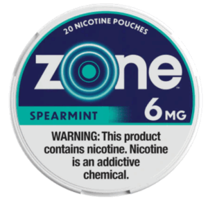 ZONE NICOTINE POUCH 6MG 5CT SPEARMINT