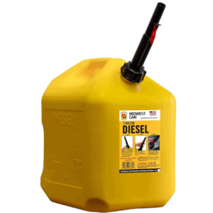 GASOLINE CAN MIDWEST 5 GAL DIESEL YELLOW