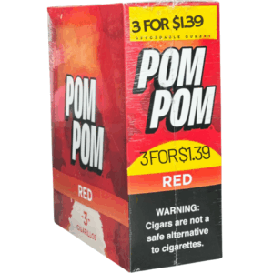 POM POM 15CT 3/$1.39 RED