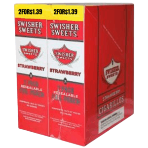 SWISHER 2/$1.39 30CT STRAWBERRY