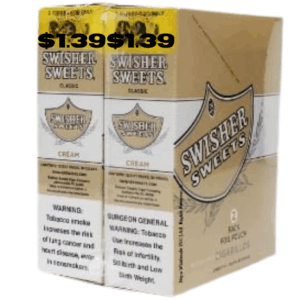 SWISHER 30CT 2/$1.39 CREAM