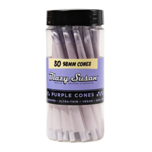 BLAZY SUSAN PURPLE CONES JAR 50CT KING SIZE