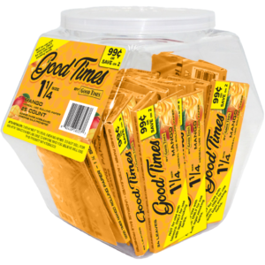 GOOD TIMES 25CT JAR $.99 1.25  MANGO