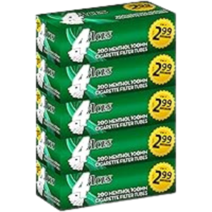 4 ACES TUBES 5CT $2.99 MENTHOL KING