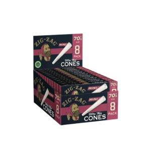 ZIG ZAG CONES 8CT ULTRA THIN MINI 70'S