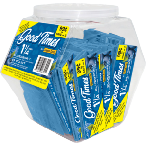 GOOD TIMES 25CT JAR $.99 1.25  BLUEBERRY